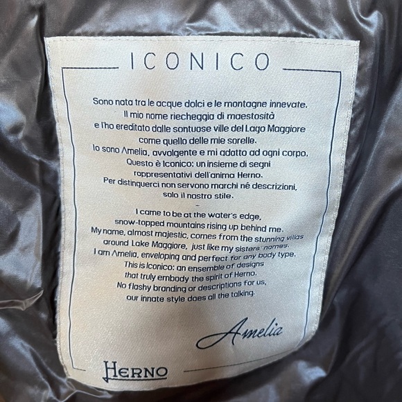 HERNO Amelia coat in size 42, color grey - very gently worn - Picture 6 of 10